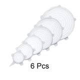 6/12pcs Silicone Stretch Lids Universal Bowl Pot Lid