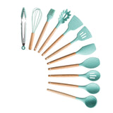 Silicone Cooking Utensils Set Non-Stick Spatula Cooking Tools Set