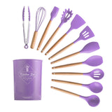 Silicone Non-Stick Spatula Cooking Tools Set