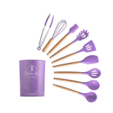 Silicone Non-Stick Spatula Cooking Tools Set