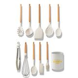 Silicone Cooking Utensils Set Non-Stick Spatula Cooking Tools Set