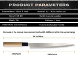 Japanese Laser Damascus Steel Chef Knives