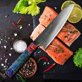 XITUO Japanese Nakiri 67 Layers Chef Knife