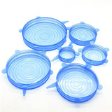 6/12pcs Silicone Stretch Lids Universal Bowl Pot Lid