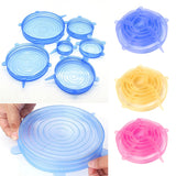 6/12pcs Silicone Stretch Lids Universal Bowl Pot Lid