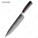 XITUO Japanese 10 Pcs Chef Knife Set + Stand