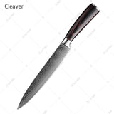 XITUO Japanese 10 Pcs Chef Knife Set + Stand