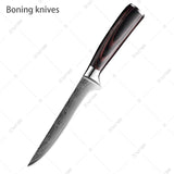 XITUO Japanese 10 Pcs Chef Knife Set + Stand