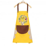 Kitchen Wipeable Waterproof Oil-Proof Cartoon Wreath Rabbit Kitchen Nail Shop Apron for Women