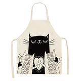Kitchen Cooking Cute Cat Home Sleeveless Apron