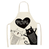 Kitchen Cooking Cute Cat Home Sleeveless Apron