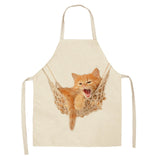 Kitchen Cooking Cute Cat Home Sleeveless Apron