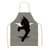 Kitchen Cooking Cute Cat Home Sleeveless Apron
