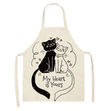 Kitchen Cooking Cute Cat Home Sleeveless Apron