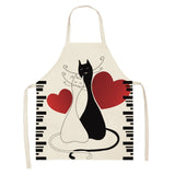 Kitchen Cooking Cute Cat Home Sleeveless Apron