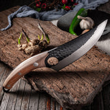5.5" Handmade Forged Meat Cleaver Hunting Knife
