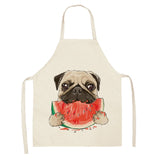 Dogs Printed Kitchen Apron for Woman