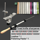 Fixed Professional Knife sharpener Diamond 120-5000 Grit Whetstone