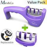 3 Stages Diamond & Ceramic Knife Sharpener