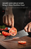 XINZUO Damascus Steel 2PCS Chef Knives Set