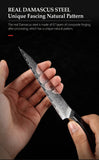 XINZUO Damascus Steel 2PCS Chef Knives Set
