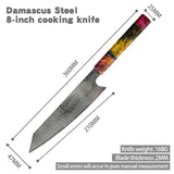 8 Inch Japanese 67 Layers Damascus Chef Knife