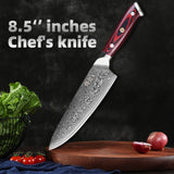 GAINSCOME 8.5" Japanese Damascus Steel Chef Knife