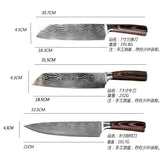 10 Pcs Kitchen Chef Knives set