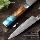 XITUO Japanese Damascus Chef Knife set