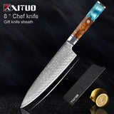 XITUO Japanese Damascus Chef Knife set
