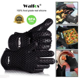 WALFOS Heat Resistant Silicone Kitchen barbecue oven glove
