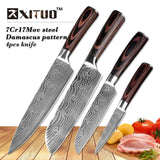 8 inch Santoku Damascus steel Chef Knives