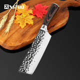 XITUO 8 inch Japanese Santoku Stainless Steel Chef Knife