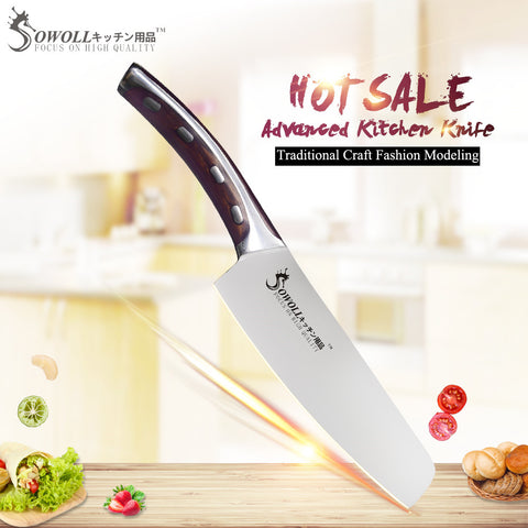 SOWOLL Stainless Steel Blade 6" Chef Knife