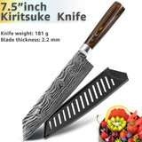 Japanese Steel Santoku Chef Knifes