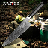 XITUO Damascus Sashimi Chef Knife