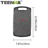 TEENRA Plastic Anti-bacterial Kitchen Chopping Cutting Board