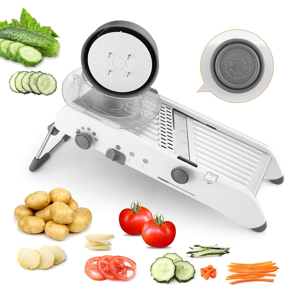 Professional 18 in 1 Multifunctional Mandoline Vegetable Slicer