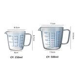 250/500ml Heat Resistant Glass Measuring Cup