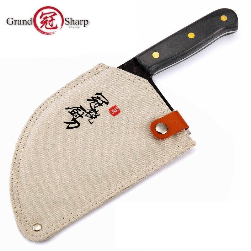 Handmade Traditional Chinese Forged Cleaver Chef Kitchen Knife Slicing –  Chinese Sword store