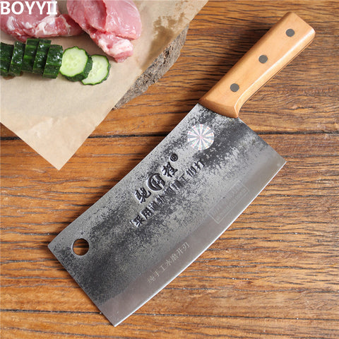 Handmade Forged Chinese Kitchen Chef Knife – Perfect for Home & Professional Use