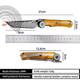 VG10 Damascus folding knife