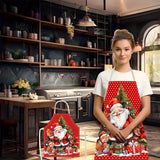 Festive Santa & Reindeer Christmas Apron