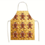 Festive Santa & Reindeer Christmas Apron