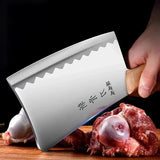 Precision Forged Stainless Steel Bone Cutter Kitchen Knife