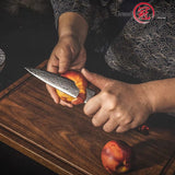 Grandsharp 5.5 Inch AUS 10 Damascus Utility Knife