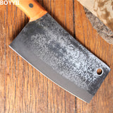 Handmade Forged Chinese Kitchen Chef Knife – Perfect for Home & Professional Use
