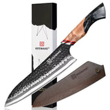 KEEMAKE 8 Inch VG10 Core Damascus Chef Knif