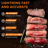 BBQ Wireless Bluetooth Meat Thermometer For Grill and Smoker