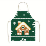 Festive Santa & Reindeer Christmas Apron